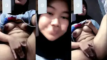 Mahasiswi Hijab VCS Sensual Obati Rindu LDR poster